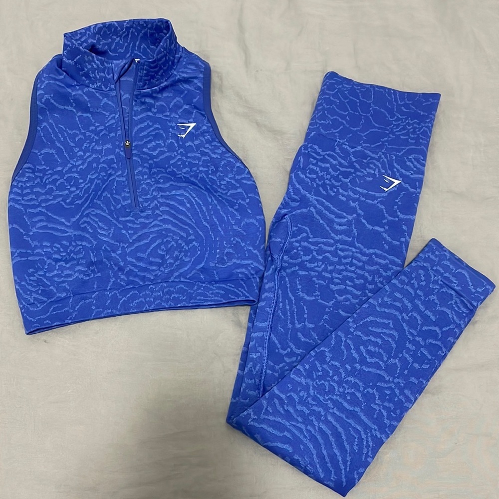 Gym Shark Zip Top and Leggings